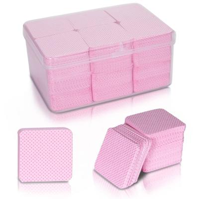 China 1080pcs Super Soft High Absorbency Nail Polish Remover Cotton Pad Cotton Towels Lint Free for sale