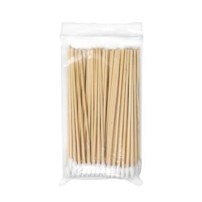 China 100% Eco-friendly 5mm Mini Pointed Heads with Stick Bamboo Cotton Swabs for Electronics Cleaning for sale