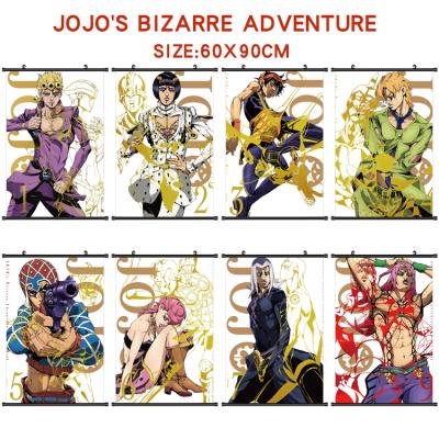 China Minimalist JoJo's Adventure Bizarre Anime 3D Cotton Peripheral High Quality Posters Printing Pictures Wall Hanging Scrolls Posters for sale