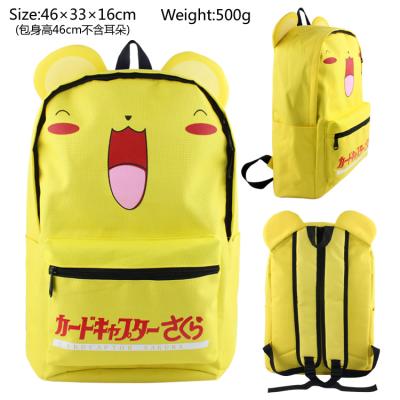 China With Large Capacity Anime Sakura Kidnapper USB Card Canvas Anime Backpack Unisex Cute School Bag Backpack Wholesale for sale