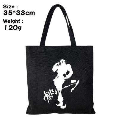 China JoJo's Bizarre Adventure Canvas Bag Customized Anti-theft Anime Peripheral, Cartoon Anime Printing Shopping Single Shoulder Belt Tote Bag for sale