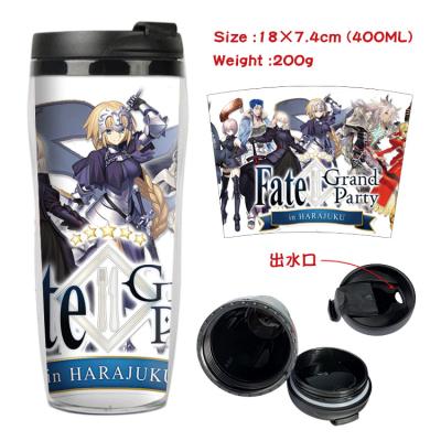 China Viable Wholesale DIY Cartoon Anime Peripheral Plastic Travel Mug Originality With Lid Double Insulated Plastic Cup for sale