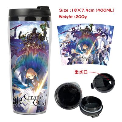 China Double Viable Anime Wall Travel Peripheral Mug, Custom Unisex Creative Anime Coffee With Lid Water Cup Mug for sale