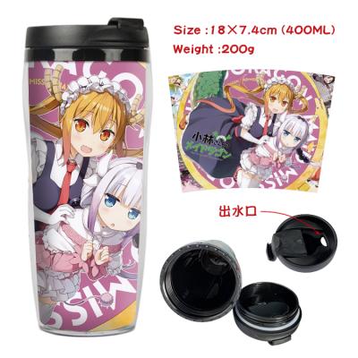 China Viable Wholesale Anime Double Wall Travel Peripheral Mug, Custom Unisex Creative Anime Coffee With Lid Water Cup Mug for sale