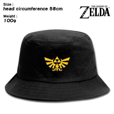 China Plush Anime The Legend of zelda Peripheral 3D Printed Current Floppy Hat Fisherman Hat Fashion Leisure Sun Tide Hat for sale