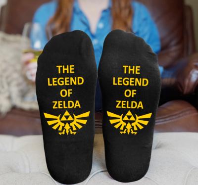 China Breathable Anime The Legend of Zelda Current Tide Soft Peripheral Breathable Sweat Absorption Casual Socks Socks for sale