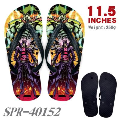 China CUSHIONING Non-slip Flip Flops Beach Casual Sandals JoJo's Adventure Quirky Anime Peripheral Unisex Shoes Slippers for sale