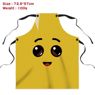 China Super Hot Selling Drink/Food Apron Cooking Cartoon Apron Custom Anime Apron Digital Printing Unisex Waterproof And Antifouling Apro for sale