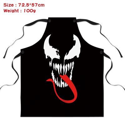 China Drink / Food Venom Peripheral Apron Sling Cotton Sleeveless Apron Digital Printing Can Be Customized Cartoon Apron for sale