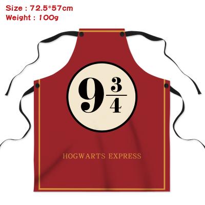 China Anime Unisex Device Hanging Digital Printing Sleeveless Sling Apron Fashion Drink/Food Apron Waterproof And Antifouling Neck Apron for sale