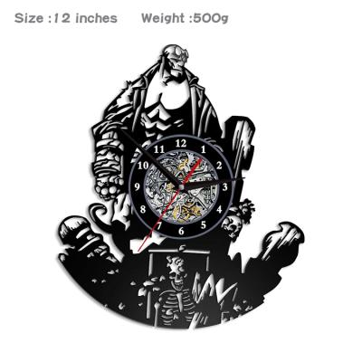 China Fashion Cartoon Anime Hellboy Style Wall Clock Acrylic Alarm Home Decor Decoration Antique Peripheral Wall Hanging for sale