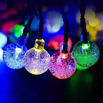 China New Solar FLOWER String Lights Waterproof String Christmas Party Wedding Fairy Garland Lighting Decoration for sale