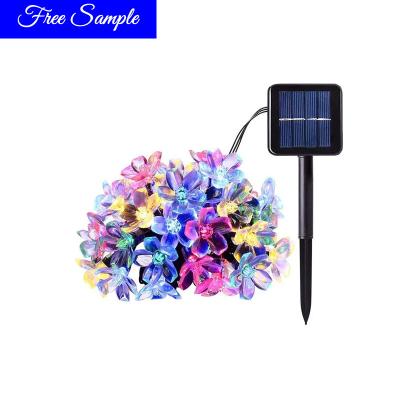 China Decorative FLOWER Electric Fairy Lights Solar Christmas Flower String Lights Suitable for Outdoor, Home, Lawn, Wedding, Yard, Party for sale