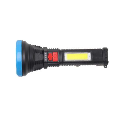 China USB Charging USB Cable High Quality Black Led Flashlight Led Torch Work Light Strobe Flashlight Torch Manufacturer for sale