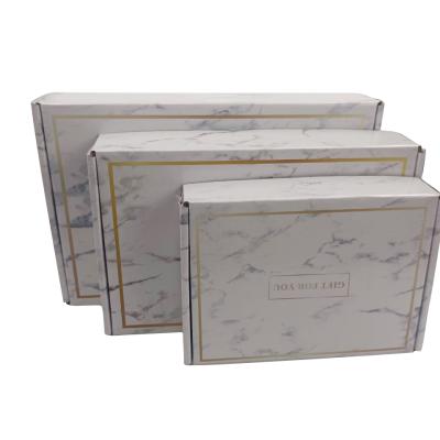 China High Quality Recyclable Medium White Medium Rigid Cardboard Packaging Square Size Watch Gift Packaging Shipping Boxes With Ribbon for sale