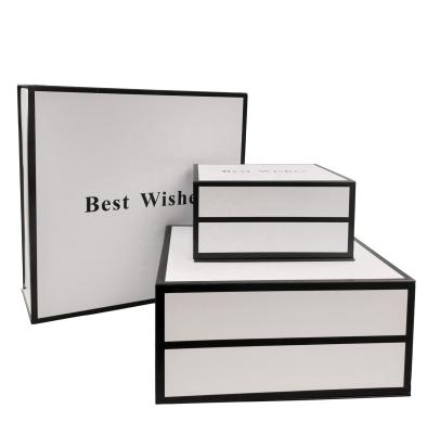 China Recyclable Custom Logo Luxury Cardboard Magnetic Folding Gift Box for sale