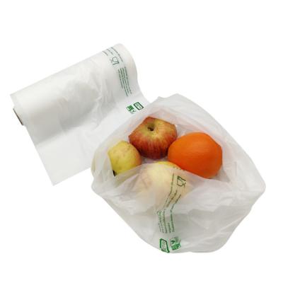 China Cornstarch Based Custom Biodegradable Clear Produce Bags For Fruits & Vegetable for sale