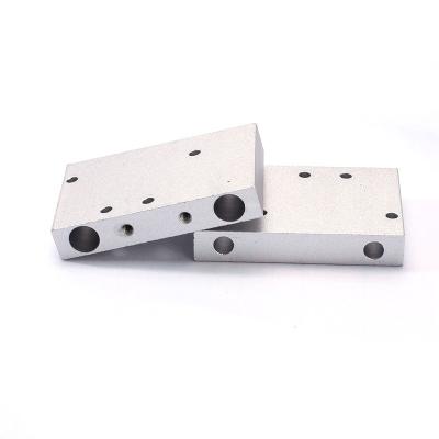 China Aluminum Factory direct sale hot sell high quality wholesale customized 60*30*10 anodic oxidation wired aluminum blocks for sale