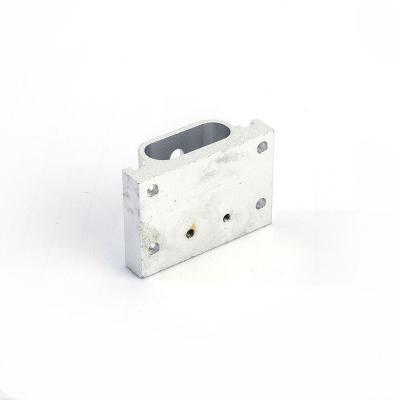 China Aluminum Aluminum electrical equipment fixing block Anodizing OEM customized CNC milling service wired aluminum blocks for guide for sale