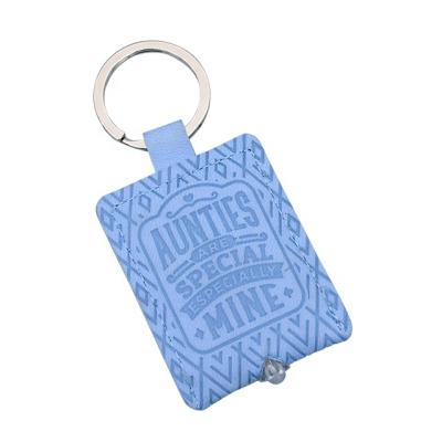 China New Arrivals PU Key Chain Cheap Smart Eco-leather Instant Light LED Key Chain Promotion Gift PU Key Chain for sale