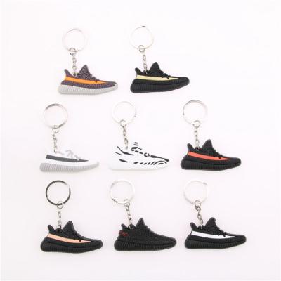 China Promotion Gift 750 Sneaker 350 V2 3D Yeezy Boosted Shoe Key Chain Custom Sneaker Key Chain for sale