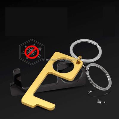 China Durable High Quality New Design Multifunctional Door Opening No Touch Tool Key Chain for sale