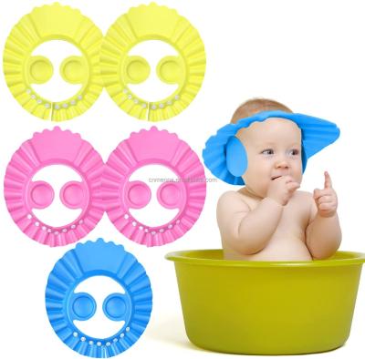 China Viable Wholesale High Quality Soft EVA Foam Durable Water Proof Comfortable Kids Bath Hat for sale