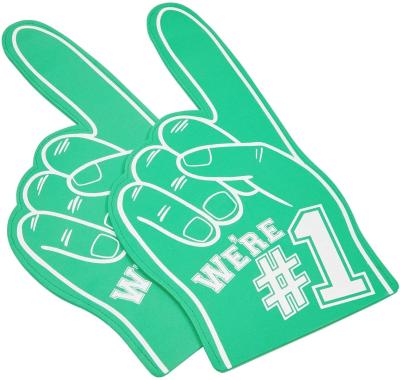 China Factory Wholesale Hot Sale EVA Material Cheerleaders Mini Cheering Foam Fingers Eco-friendly for sale