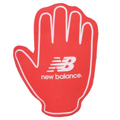 China Active Sports Holiday Room Factory Price Eco-Friendly Materials Customized Shape NB Red Finger EVA Foam Hand Foam for sale