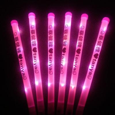 China Promotion Gift Concert Foam LED Light Stick Sticks Encourage Foam Glow Stick Hot Sales Custom Multi Color Event Party Supplies 1pcs/opp bag OEM for sale