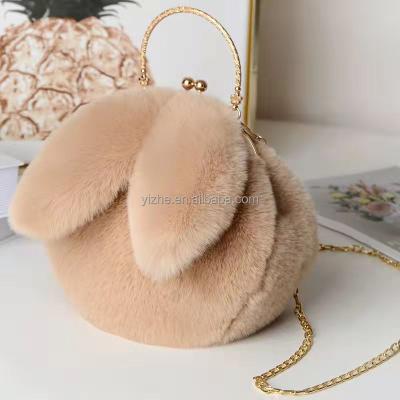 China 2022 Dressers Wholesale Plush Fleece Bags Fur Bags Children's Wallets Women's Messenger Bags for sale