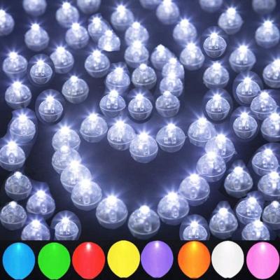 China New Plstic Decor Mini Flash Ball Balloon Round LED Light LED Toy Party Decorations For Christmas Home Wedding for sale