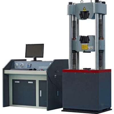 China 600mm WAW-600D 600KN 60 Ton Universal Tensile Strength Compression Computer Controlled Electrohydraulic Bend Testing Machine for sale