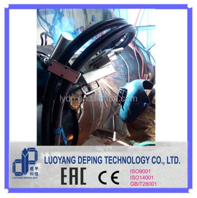 China 114mm (4 inch) Automatic Flyer and Tape Pipe Welding Machine for sale