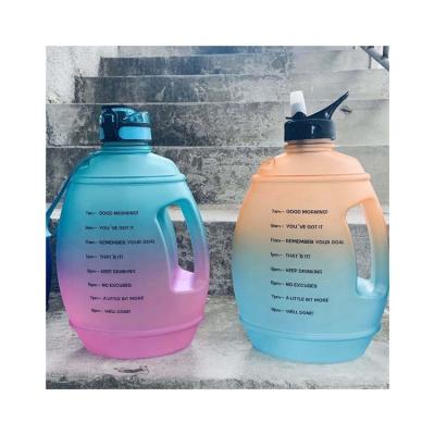 China Contemporary Manufacturer Supplier Gasoline Shape Big Time Making Sports Motivation Bottle for sale