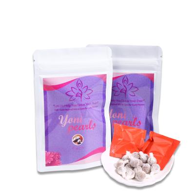 China Feminine Organic Holistic Yoni Detox Pearls Herb Detox Yoni Detox Pearls Vaginal Cleansing Vaginal Womb Detox Pearls 100% for sale