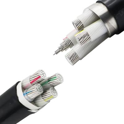 China Hot sale aluminum alloy power cable YJV 4 core 3x70+1x35mm2 underground xlpe cable insulate china factory for sale