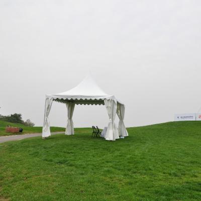 China Professional water proof china 6*6m marquee wedding event gazebo canopy frame pagoda tent for sale