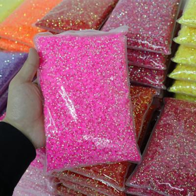 China High Quality Flatback Loose Jelly Resin Rhinestones Flat Back Rhinestones For Hand Made Cup for sale