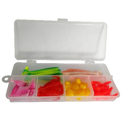 China Transparent Storage Tools Plastic Case Box - Plastic Lure Box Case with 5 Compartments Fishing Tackle Lure Box for sale