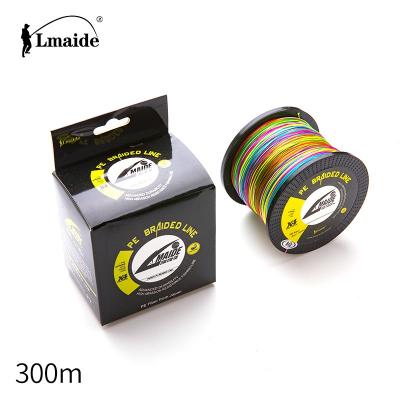 China Factory Wholesale 4 8 9 16 PE Braid Fishing Lines Abrasion Resistance Braided Fishing Line OEM 300 500 2000meter Benedict Pcs Color Wire Level for sale