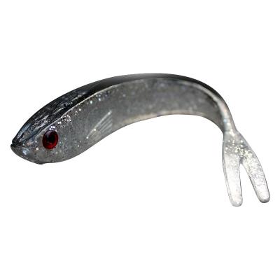 China Good Flexibility and Strong Strength Soft Bait with Bifurcated Hook Flexibility 7cm/10cm/12.5cm Tail Bionic Bass Bifurcated Head Silicone Swimming Head Material for sale