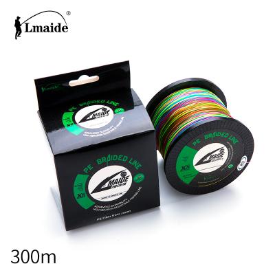 China Line Fishing Line 8 300m Braid Sink Strands 100% Pe Braid Line Abrasion Resistant 4LB-120LB for sale