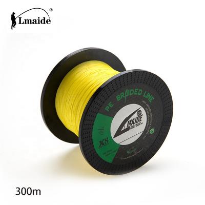 China 300m Wholesale Price Multifilament Line PE Float Locator Braided Yarn 8x PE Braided Fishing Line for sale