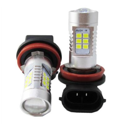 China Wholesale 42w 6000lm H8 3030 Aluminum Auto Led Fog Lights H7 H11 Car Headlight Bulbs 21smd 12v 24v for sale