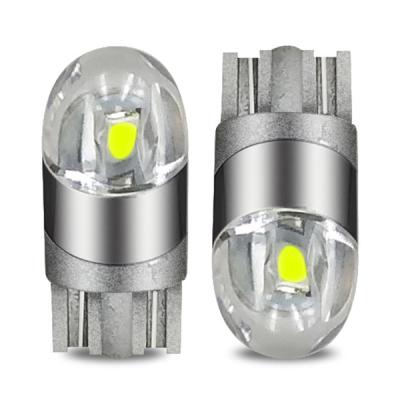 China 12v Smd 3030 Wedge 10leds Vehicle Lighting White Blue Red Pink Color T10 Led Car Bulb Length: 2.5 cm Width: 1 cm for sale