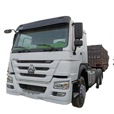 China 371 hp howo heavy truck high quality tractor trailer 7200*2500*3100(mm) for sale