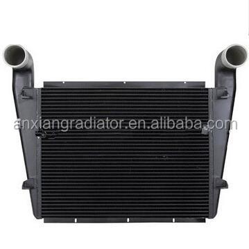 China Plastic Aluminum Core Tanks Tractor Parts Intercooler Charge Air Cooler For Mack Trucks Western Star R & U Models 1E3022 3MD13A 1118 for sale