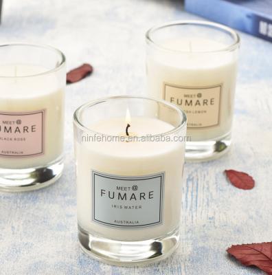 China Aromatic candles of scented soy wax for sale