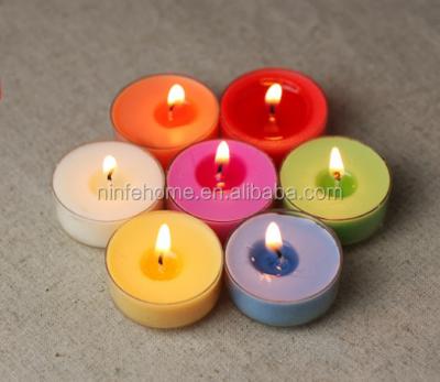 China Scented or unscented 4~8 hours clear PC holder / cups of tealight candles for sale